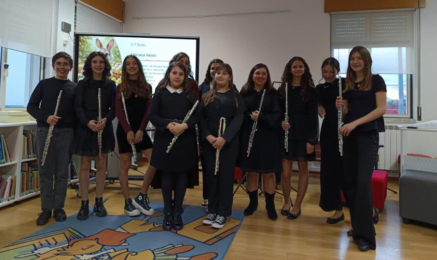 Audição de Flauta Transversal na Biblioteca Escolar
