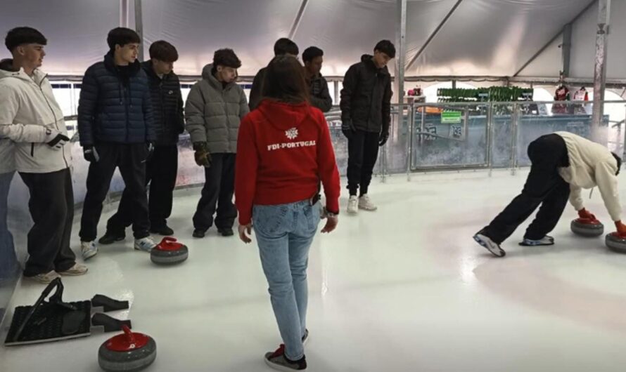 Visita à Federação de Desportos de Inverno – Curling
